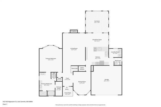 4121 NE Edgewater Court, Lee's Summit, MO 64064