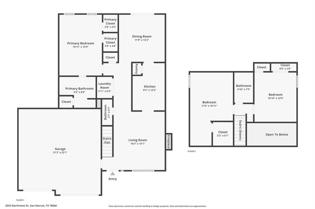 2033 Northview DR, San Marcos, TX 78666