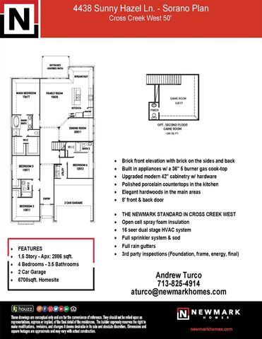 4438 Sunny Hazel Lane, Fulshear, TX 77441