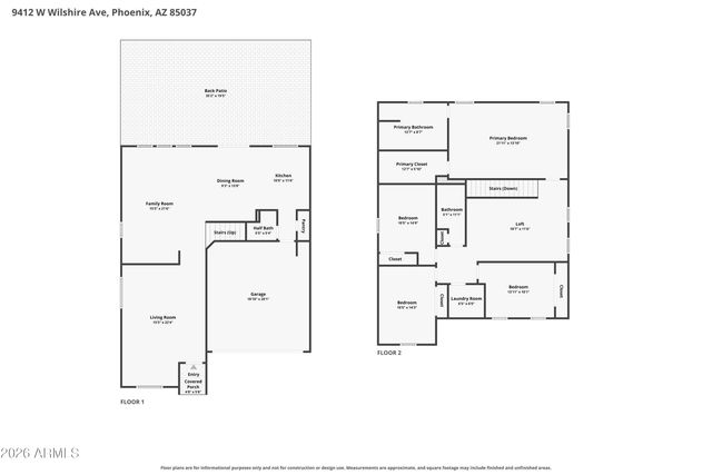 9412 W WILSHIRE Avenue, Phoenix, AZ 85037