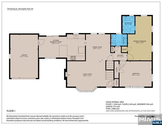 144 Spring Street, Harrington Park, NJ 07640