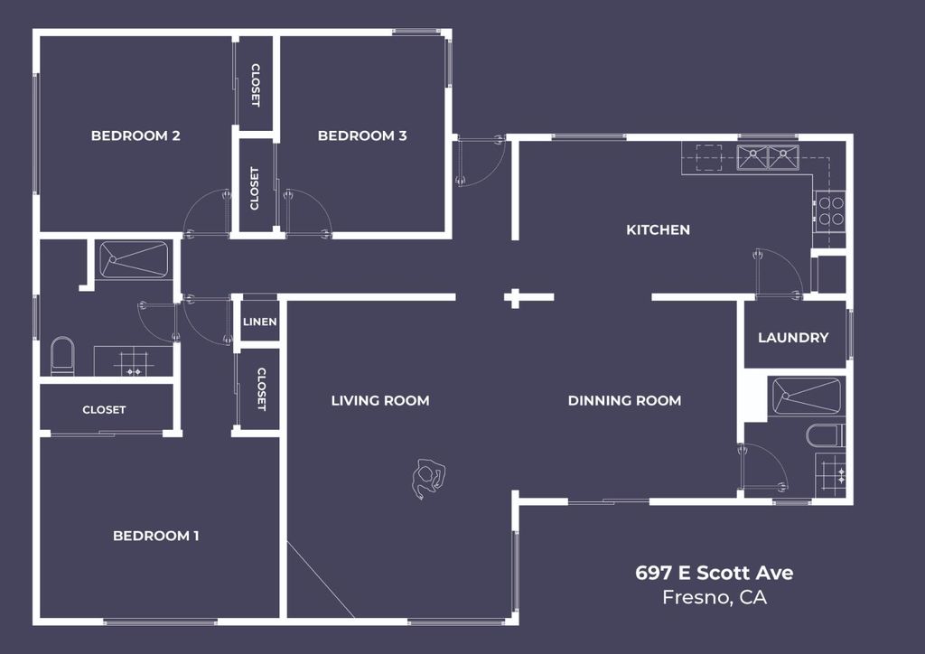 Image 46 of property listing at 697 E Scott Avenue, Fresno, CA 93710