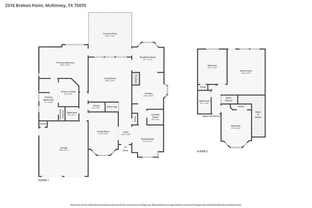 2316 Broken Point, Mckinney, TX 75072