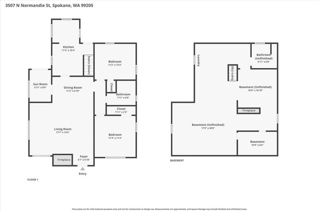 3507 N Normandie St, Spokane, WA 99205