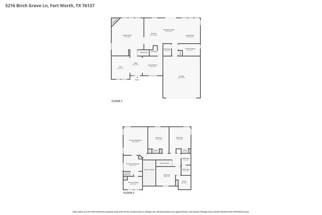 5216 Birch Grove Lane, Fort Worth, TX 76137