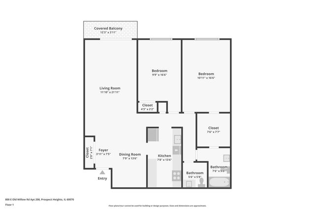 800 E Old Willow Road 208, Prospect Heights, IL 60070