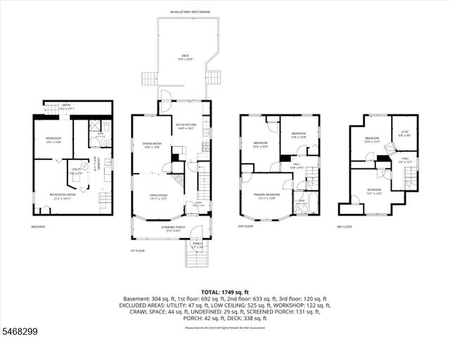 44 Valley Way, West Orange Twp., NJ 07052