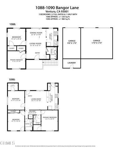 1088 1090 Bangor Lane, Ventura, CA 93001