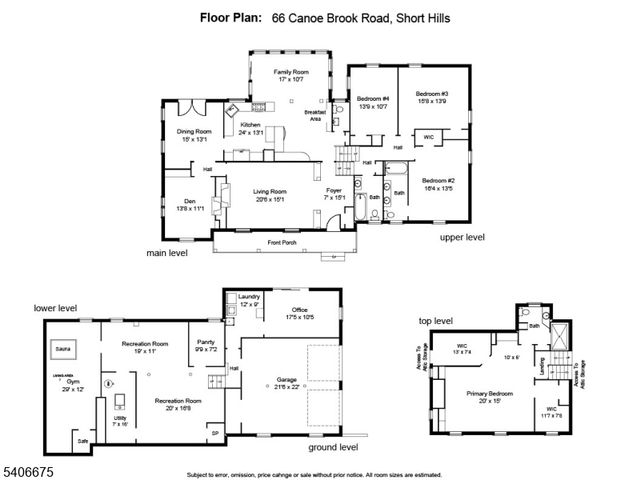 66 Canoe Brook Rd, Millburn Twp., NJ 07078