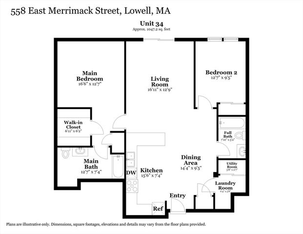 558 E Merrimack St 34, Lowell, MA 01852