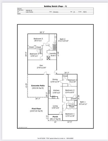 2926 6Th St Street, Lake Charles, LA 70615