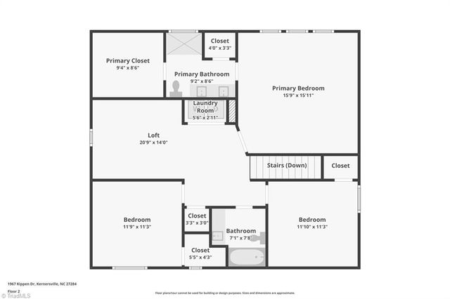 1967 Kippen Drive, Kernersville, NC 27284