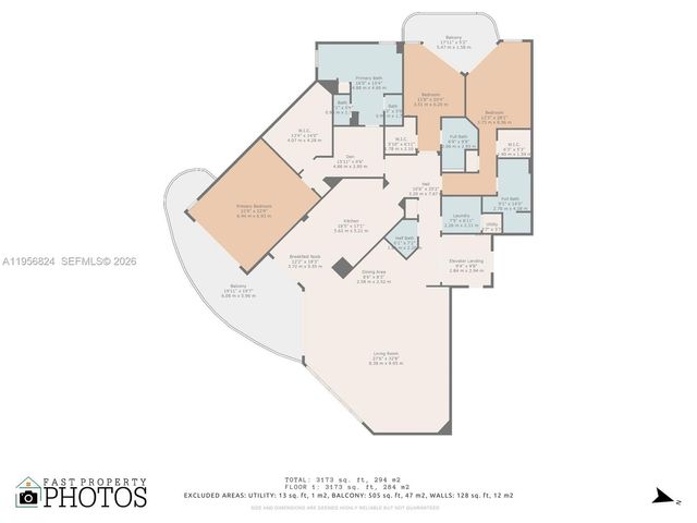 21200 Point Pl 1503 S.E Corner Turn Key, Aventura, FL 33180