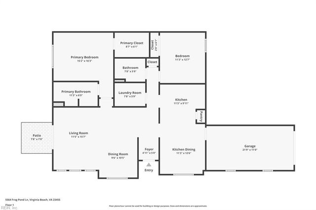 5564 Frog Pond LN, Virginia Beach, VA 23455