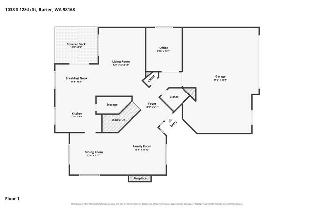 1033 S 128th Street, Burien, WA 98168
