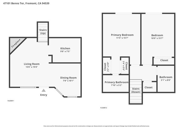 47101 Benns Terrace, Fremont, CA 94539
