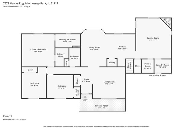 7672 Hawks Ridge, Machesney Park, IL 61115
