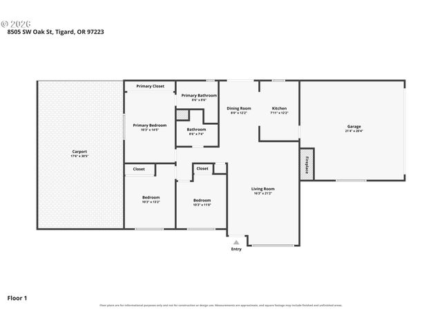 8505 Sw OAK St, Portland, OR 97223