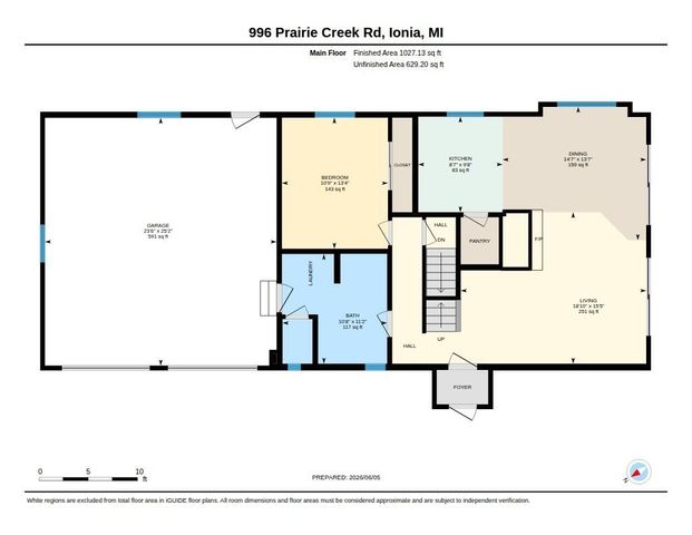 996 Prairie Creek Road, Ionia Twp, MI 48846