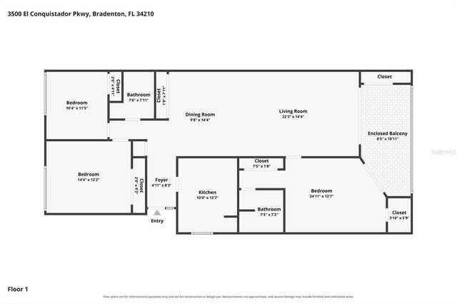 3500 EL CONQUISTADOR PARKWAY 124, Bradenton, FL 34210