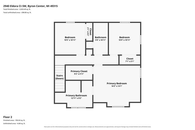 2940 Eldora Court, Byron Center, MI 49315