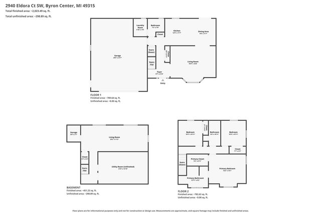 2940 Eldora Court, Byron Center, MI 49315