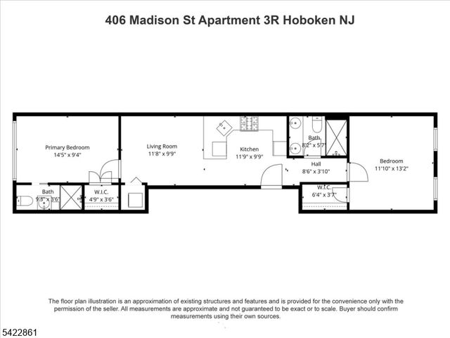 406 Madison St 3R, Hoboken City, NJ 07030