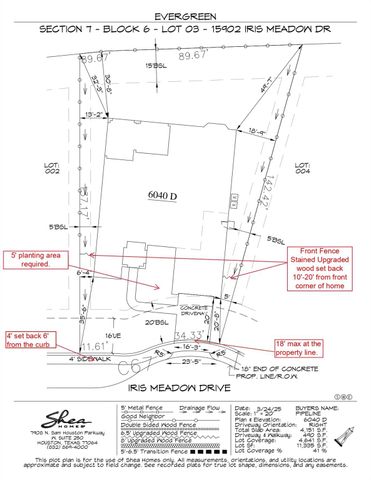 15902 Iris Meadow Drive, Conroe, TX 77302