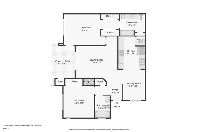 2508 Hastings Shore Lane, Redwood City, CA 94065