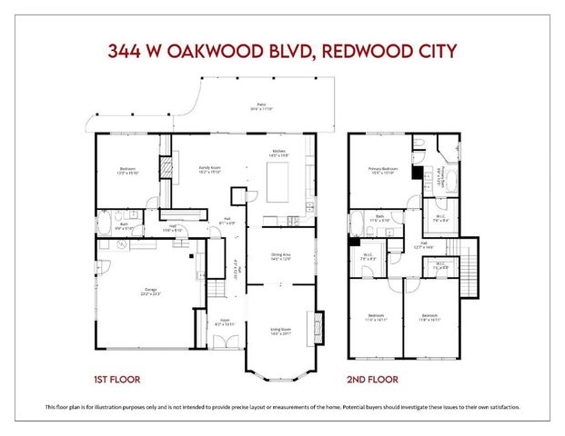 344 W Oakwood Boulevard, Redwood City, CA 94061