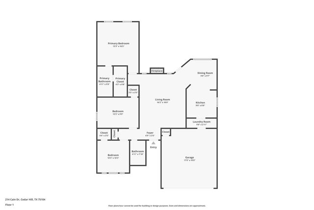 214 Cain Drive, Cedar Hill, TX 75104
