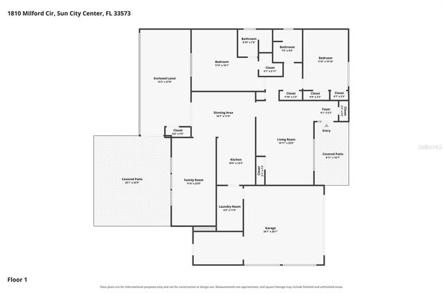 1810 MILFORD CIRCLE, Sun City Center, FL 33573