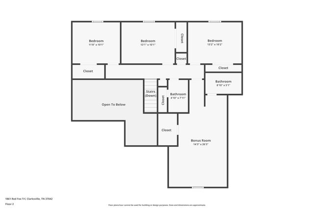 1861 Red Fox Trl, Clarksville, TN 37042