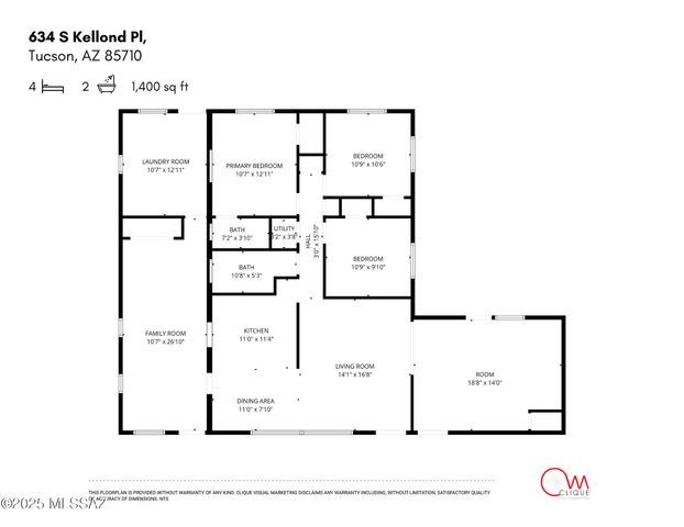 634 S Kellond Place, Tucson, AZ 85710