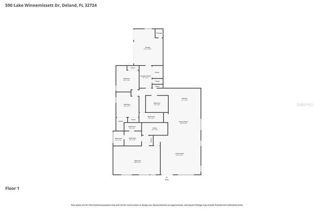 590 LAKE WINNEMISSETT DRIVE, Deland, FL 32724