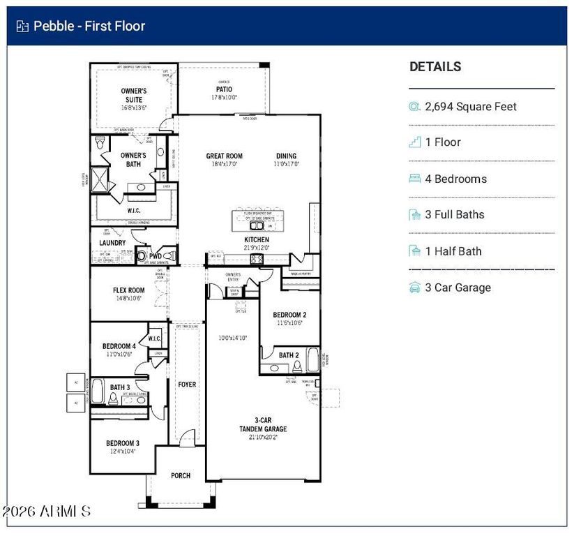 2521 E Cabernet Way, San Tan Valley, AZ 85143 — photo 3