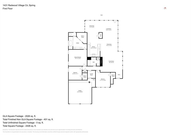 1431 Redwood Village Circle, Spring, TX 77386