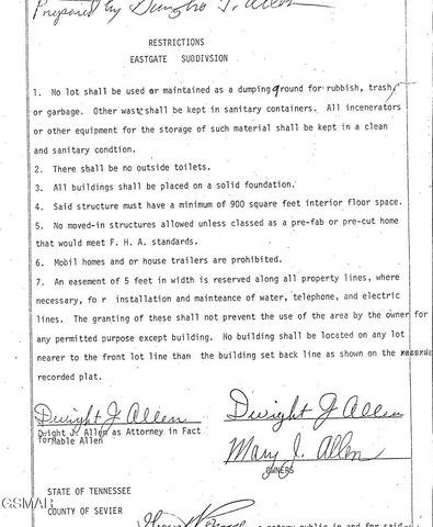 Lot 108 Arch Rock Drive, Sevierville, TN 37876