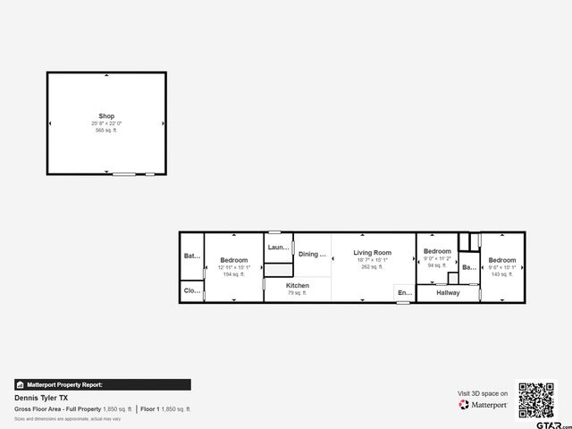 9849 Dennis Ln, Tyler, TX 75703