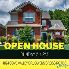 4824 Cove Valley Drive SE, Owens Cross Roads, AL 35763