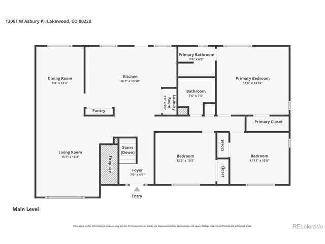 13061 W Asbury Pl, Lakewood, CO 80228
