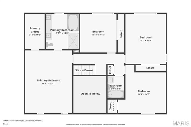 2073 Meadowbrook Way Drive, Chesterfield, MO 63017