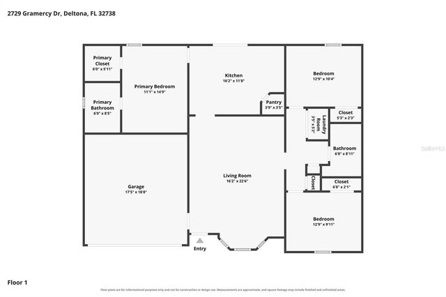 2729 GRAMERCY DRIVE, Deltona, FL 32738
