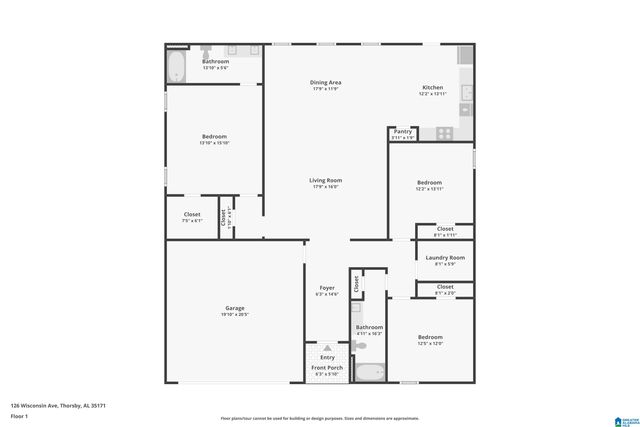 126 WISCONSIN AVENUE, Thorsby, AL 35171