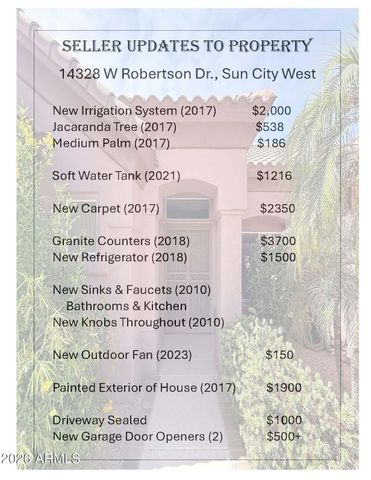 14328 W ROBERTSON Drive, Sun City West, AZ 85375