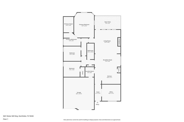 3621 Water Mill Way, Northlake, TX 76226