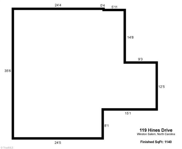 119 Hines Drive, Winston-salem, NC 27107
