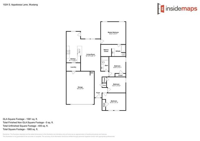 1024 S Appaloosa Lane, Mustang, OK 73064