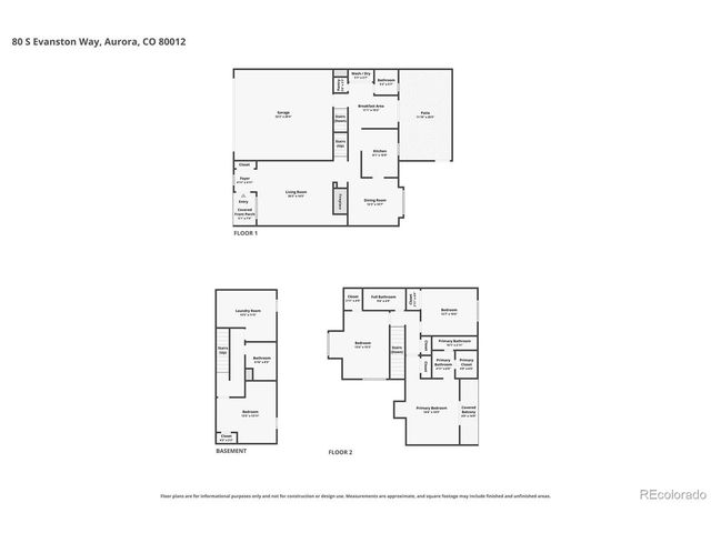 80 S Evanston Way, Aurora, CO 80012