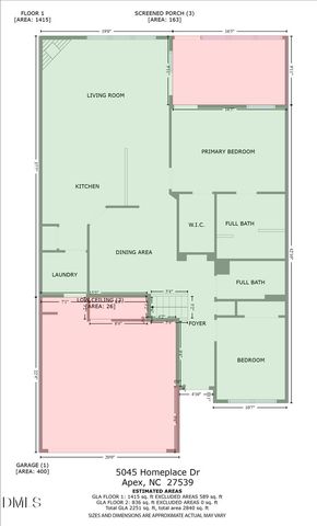 5045 Homeplace Drive, Apex, NC 27539